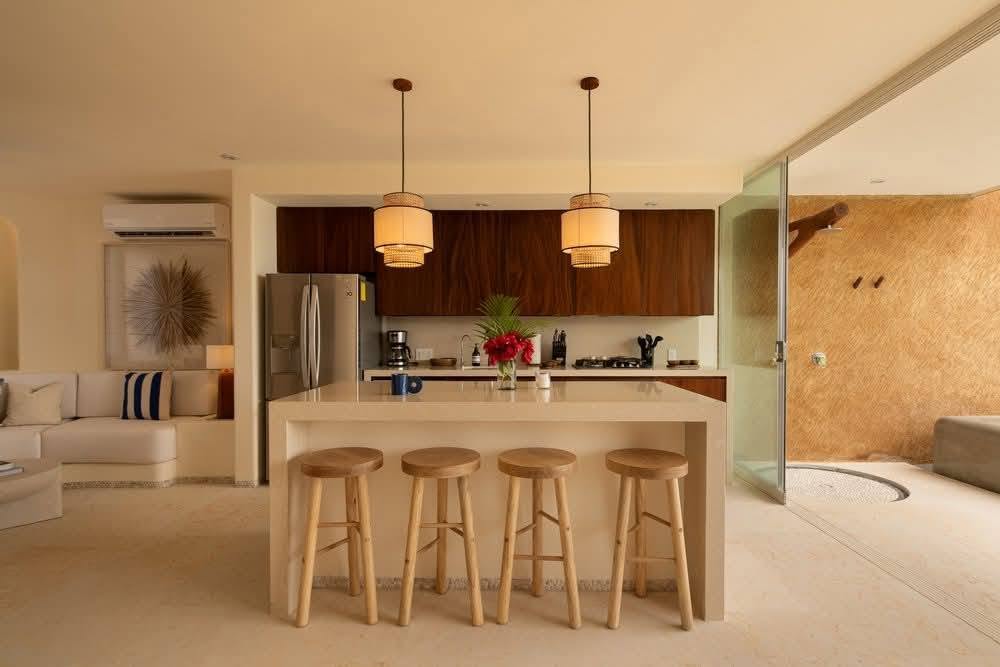 Modern equipped kitchen