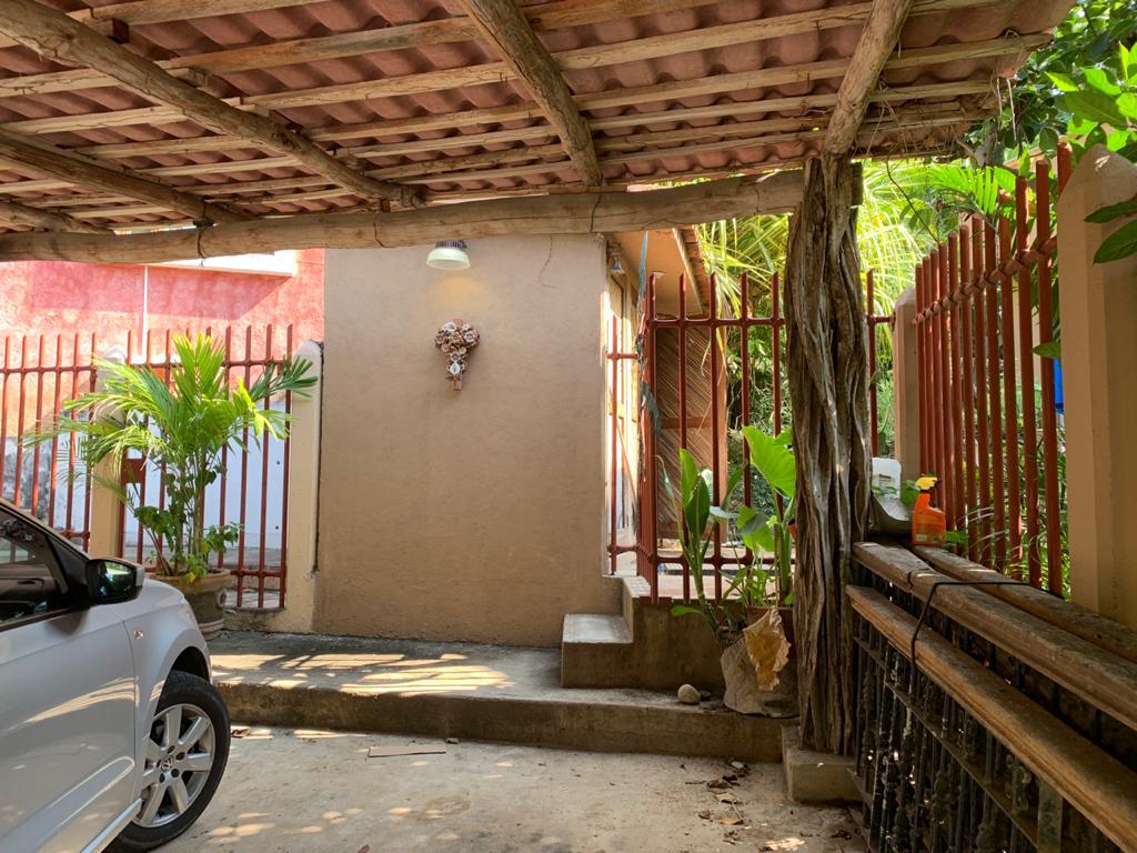 Covered parking area at the Ixtapa property