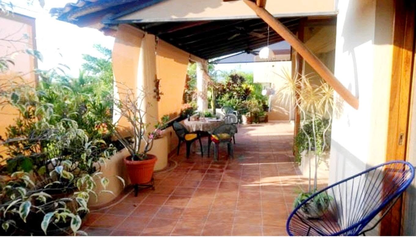 Terraza techada