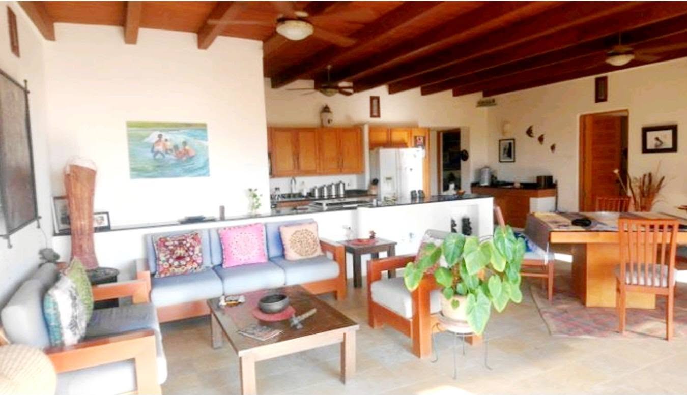 Sala, comedor y cocina