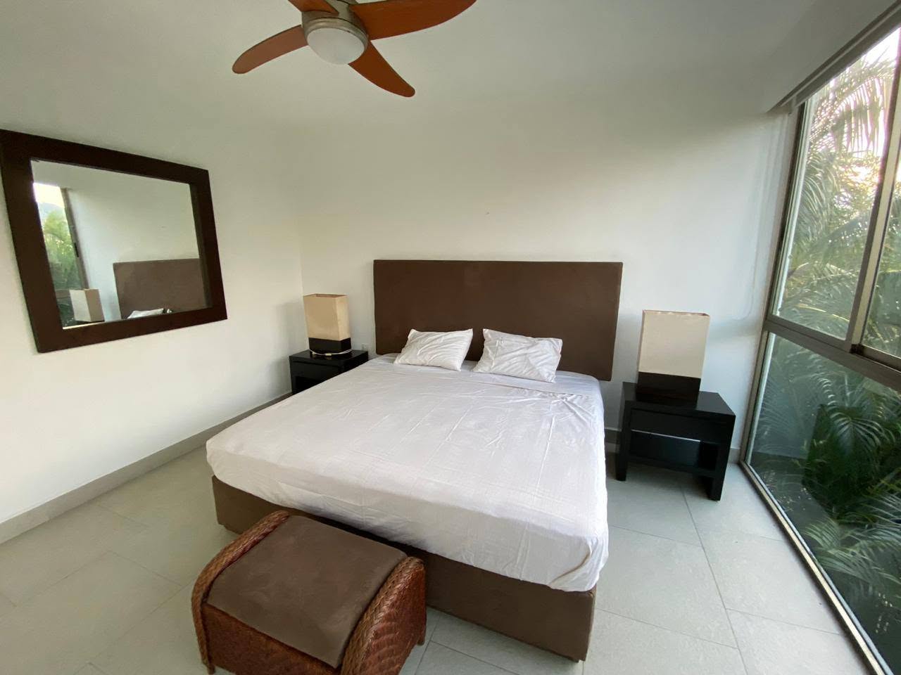 Primary bedroom at Mareia