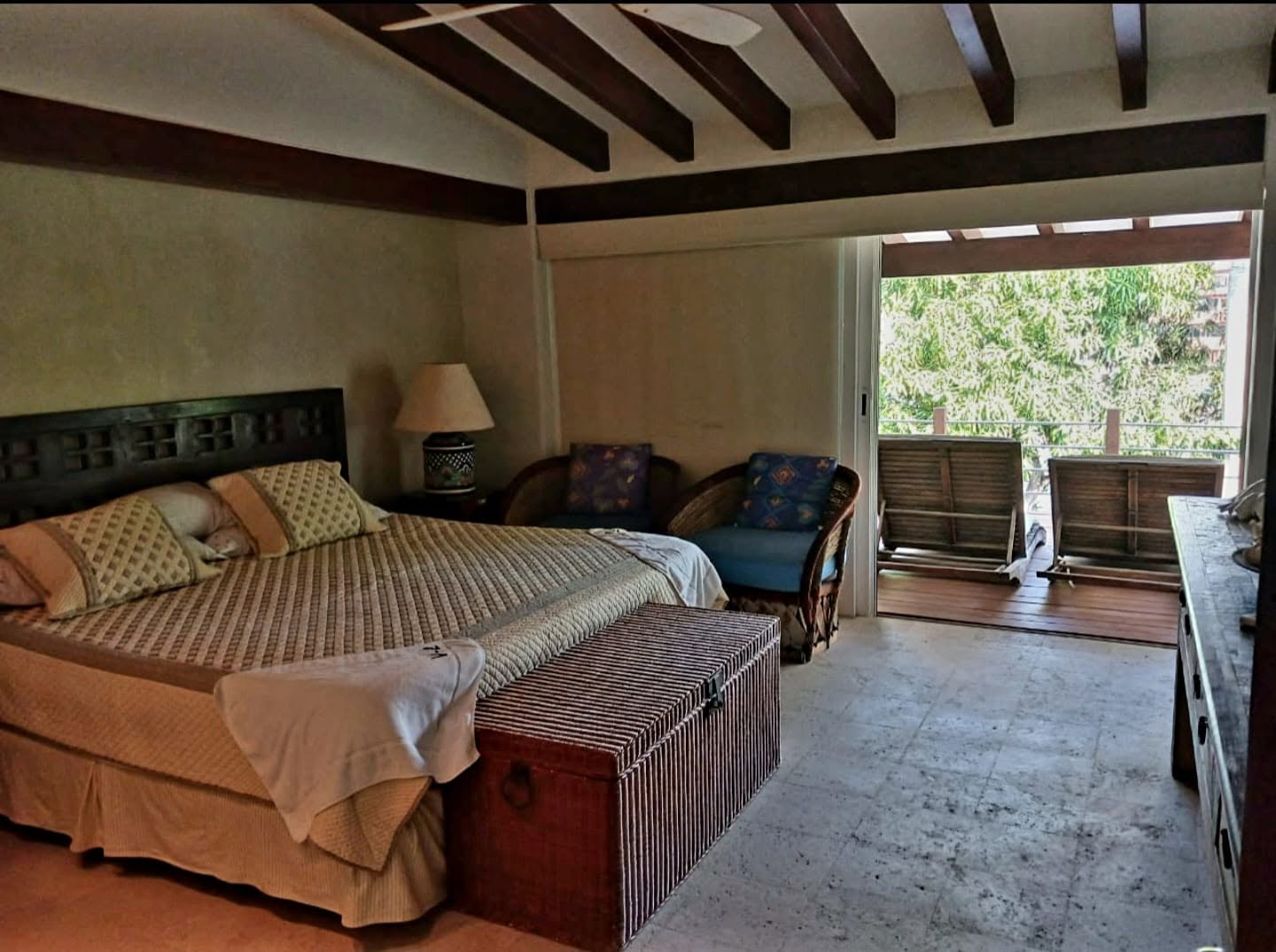 Bedroom with private terrace