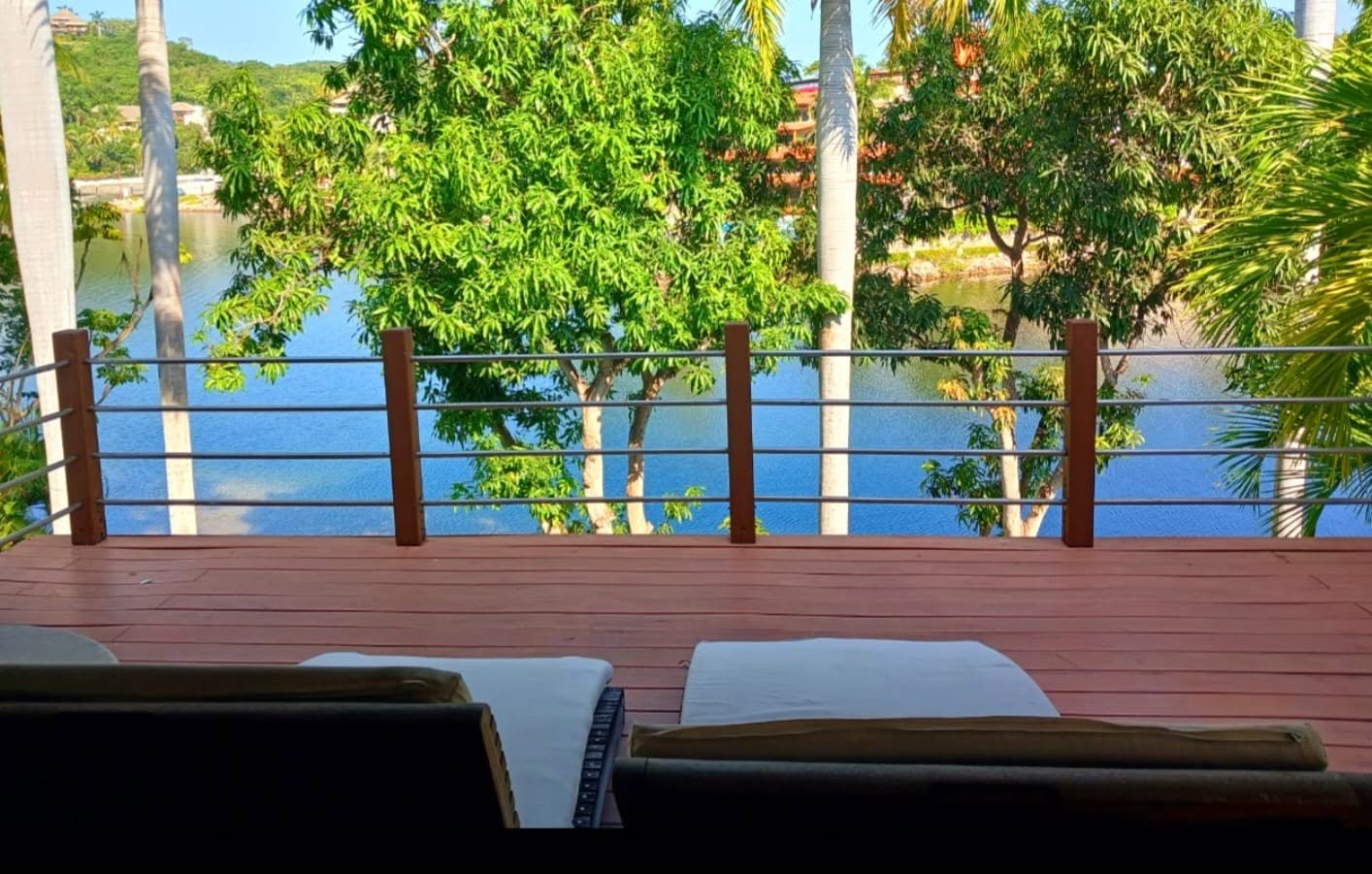 Terrace overlooking Marina Real