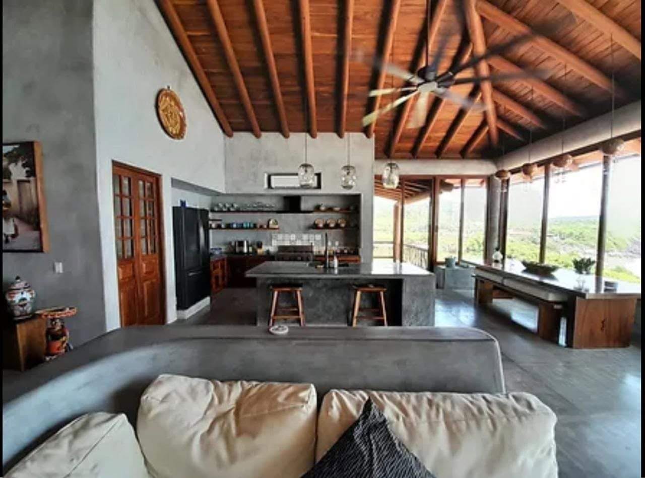 Kitchen and living space