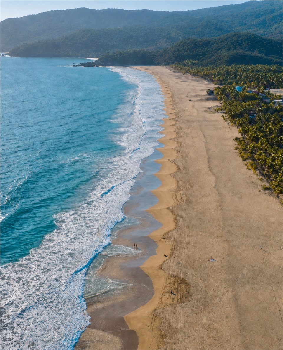 costa y propiedades cerca de Playa Larga Zihuatanejo
